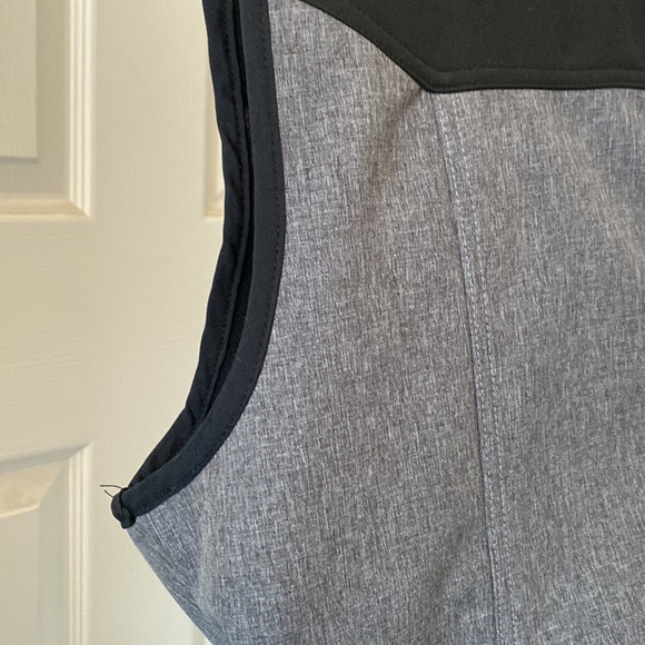 Work vest. Neoprene two tone black grey with hood! - Picture 4 of 5